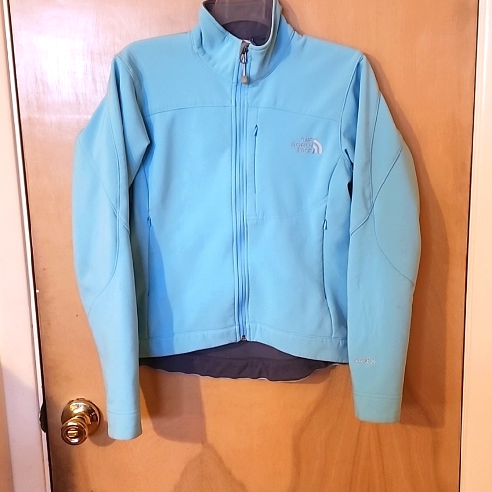 North Face blue jacket size xs